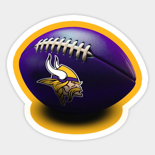 Vikings Football Sticker by DavidLoblaw